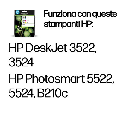 ORIGINALE HP Multipack nero / ciano / magenta / giallo N9J73AE 364 4x inchiostro HP 364: bk + c + m + y