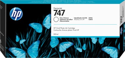 HP Cartuccia di inchiostro 747 DesignJet Gloss Enhancer da 300 ml