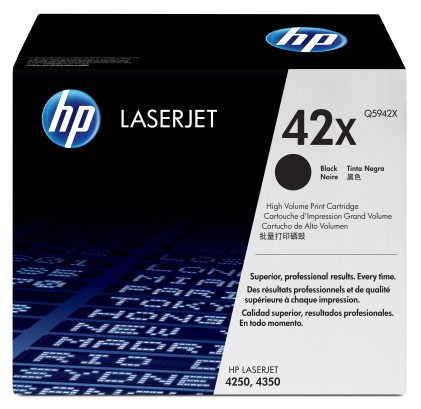 ORIGINALE HP toner nero Q5942X 42X 20000 pagine