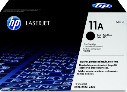 HP 11A Black Original LaserJet Toner Cartridge cartuccia toner 1 pz Originale Nero