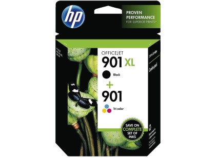 Cartuccia HP originale SD519AE No.901XL black + No.901 Tri-Color Combo Pack