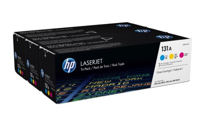 ORIGINALE HP Multipack ciano / magenta / giallo U0SL1AM 131A CF211A + CF212A + CF213A