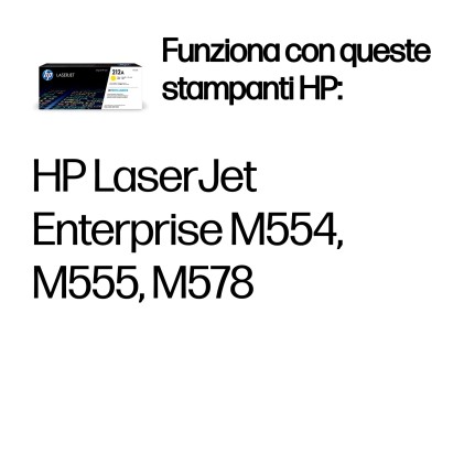 HP Cartuccia toner giallo originale LaserJet 212A