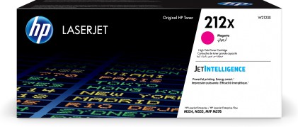 ORIGINALE HP toner magenta W2123X 212X 10000 pagine