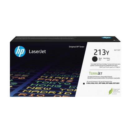 ORIGINALE HP toner nero W2130Y 213Y 18000 pagine Cartuccia toner originale nero ad altissima capacitа LaserJet HP 213Y