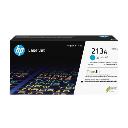 ORIGINALE HP toner ciano W2131A 213A 3000 pagine Cartuccia toner originale ciano LaserJet HP 213A