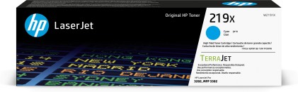 HP Cartuccia toner originale ad alta capacità LaserJet 219X ciano