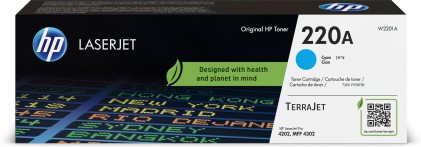 ORIGINALE HP toner ciano W2201A 220A 1800 pagine Cartuccia toner originale ciano LaserJet HP 220A