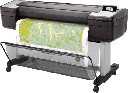 Hp Plotter Designjet T1700 44-In A0, Usb/Lan, Taglierina Automatica, Piedistallo Incluso