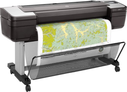 Hp Plotter Designjet T1700 44-In A0, Usb/Lan, Taglierina Automatica, Piedistallo Incluso
