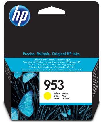 Ink HP originale F6U14Ae N953 Giallo 700 Pagine