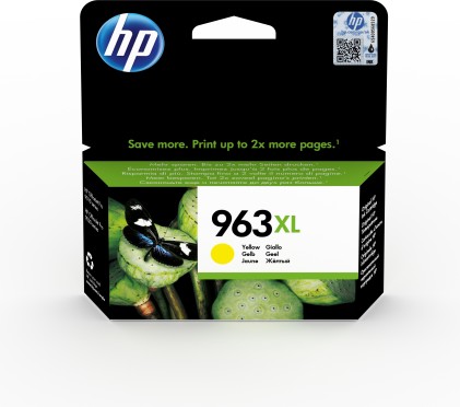 Origianle Ink Hp N963Xl Giallo 1.600 Pg 
