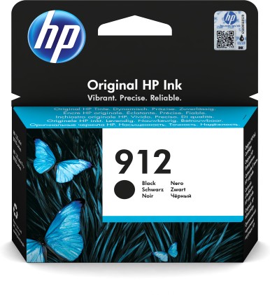 Originale Ink Hp 912 Nero Per Officejet Pro 8010/N912 300Pg