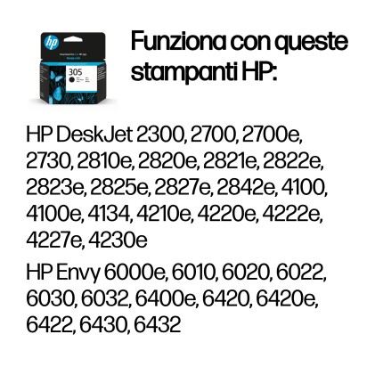 Originale Ink HP N.305 Nero 120Pg
