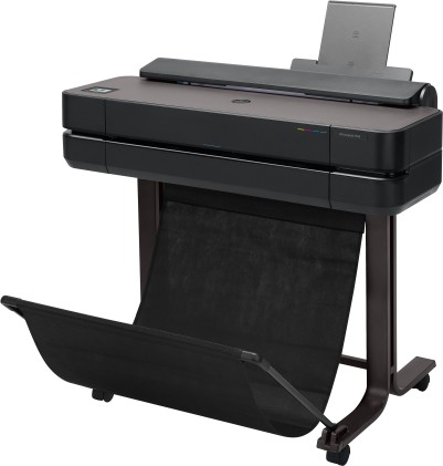 Plotter Hp A1 24T650 4Ink Lan Usb 26Sec/A1+Piedistallo E Raccogl Ed25