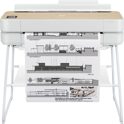 Plotter Hp A1 24"Designjet Studio 26Sec/A1 Bianco Con Finitura Legno