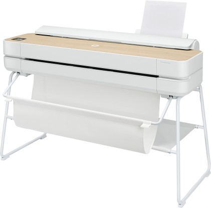 Plotter Hp A0 36"Designjet Studio 25Sec/A1 Bianco Con Finitura Legno
