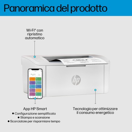 Stamp Las B/N A4 Wifi 22Ppm Hp Laserjet M110W   8000Pg