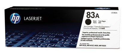 Toner Hp originale L/J Cf283A Nero 