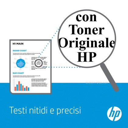 Toner Hp originale Cf403A Magenta Per Ljpro M 525N 1400 Pag