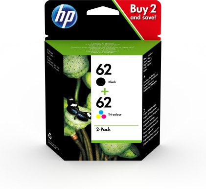 Ink HP originale J3M80Ae HP originale62 Nero+Colore 