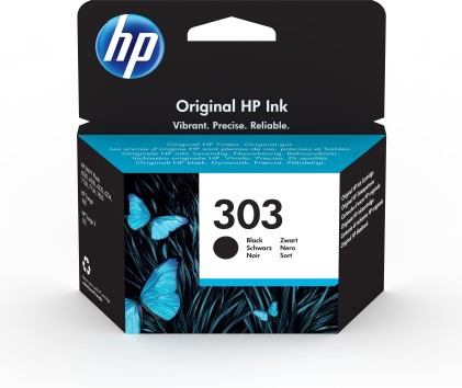 Ink HP originale T6N02Ae N.303 Nero Per Envy 6230/7830/7130