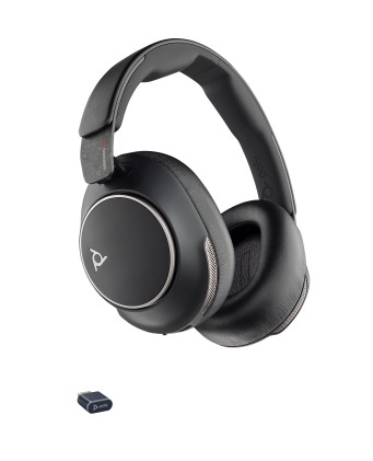 HP Poly Voyager Surround 80 UC USB-C Headset +USB-C/A Adapter Auricolare Wireless A Padiglione Musica/Giornaliera USB tipo-C Bluetooth Nero