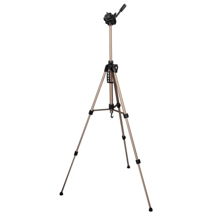 Hama Treppiedi "Star 61", argento (60 - 153 cm), testa 3D con sgancio rapido,gambe in 3 sezioni, borsa per trasporto