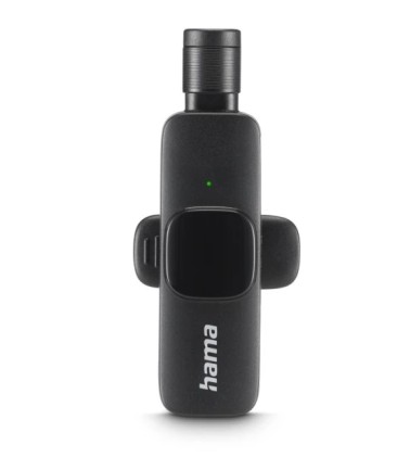 Hama Smart Wireless Nero Microfono Lavalier/Lapel