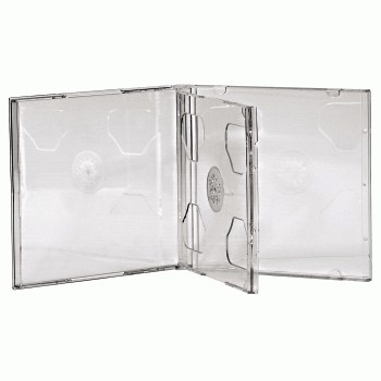 Hama Custodia per CD doppia, 5 pezzi trasparenti