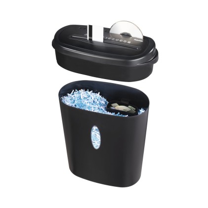 Hama Distruggi documenti elettrico Home X12CD, taglio a croce, CD, carte dicredito, 21 lt, nero