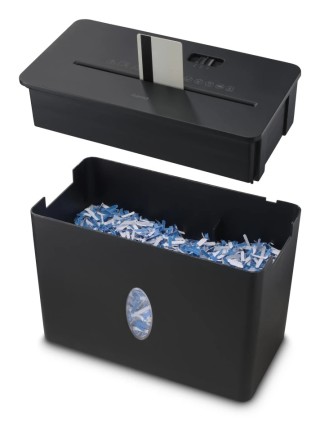 Hama Safe X40-B distruggi documenti Triturazione incrociata 64 dB 22 cm Nero