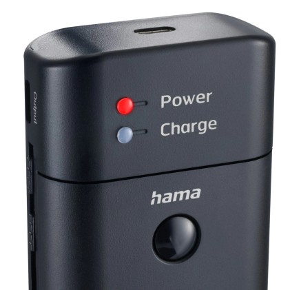 Caricabatterie universale da viaggio Hama Delta - Batterie da 3,6 V, 3,7 V, 7,2 V, 7,4 V - Batterie AA e AAA - USB-C