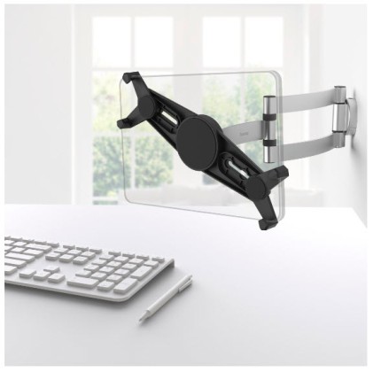 Hama 00125121 supporto per personal communication Supporto passivo Tablet/UMPC Nero, Argento