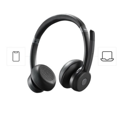 Hama BT700 Auricolare Wireless A Padiglione Musica e Chiamate USB tipo-C Bluetooth Nero