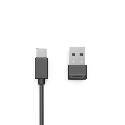 Hama BT-800 Auricolare Con cavo e senza cavo A Padiglione Ufficio USB tipo-C Bluetooth Base di ricarica Nero