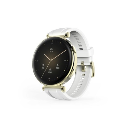 Smartwatch Hama 7000 - Bluetooth 5.3 - Batteria da 300 mAh - Schermo AMOLED da 1,32" - IP68 - Resistenza all'acqua fino a 3 ATM - Cinturino in silicone - 4,3x1,2x5,1 cm - Bianco