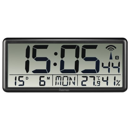 Hama Jumbo Orologio digitale Rettangolo Nero