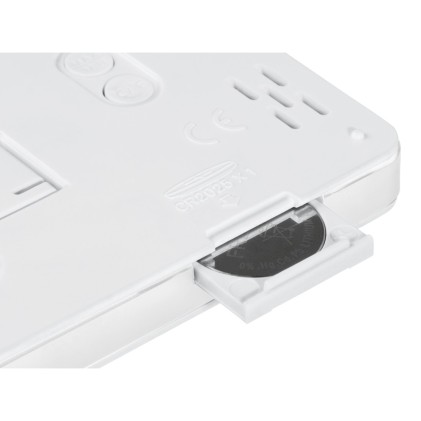 Misuratore di temperatura e umidit&agrave; interna Hama - Display digitale - Memoria dati - Indicatore di comfort - Montabile a parete - 10x1,1x8,2 ​​cm - Bianco