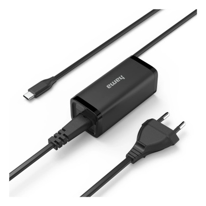 Hama 00200023 adattatore e invertitore Interno 65 W Nero