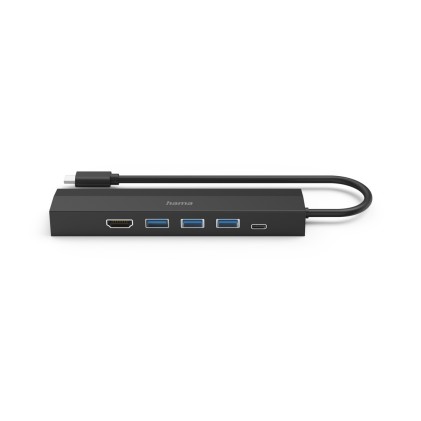 Hama 00200144 hub di interfaccia USB 3.2 Gen 1 (3.1 Gen 1) Type-C 5000 Mbit/s Nero