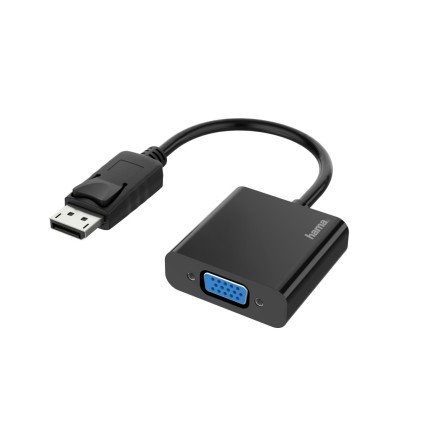 Hama 00200337 cavo e adattatore video DisplayPort VGA (D-Sub) Nero