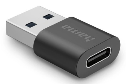 Adattatore USB Hama Essential - USB-C femmina - USB-A maschio - 10 Gbit/s - Colore nero
