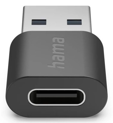 Adattatore USB Hama Essential - USB-C femmina - USB-A maschio - 10 Gbit/s - Colore nero