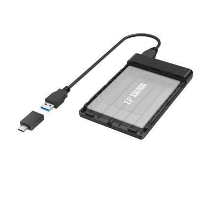 Hama 00200760 contenitore di unit&agrave; di archiviazione Box esterno HDD/SSD Nero 2.5"