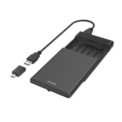 Hama 00200760 contenitore di unit&agrave; di archiviazione Box esterno HDD/SSD Nero 2.5"