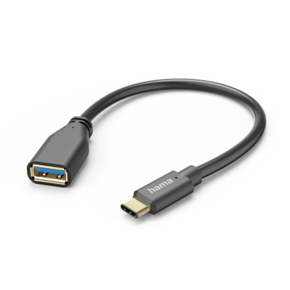 Hama 00201605 cavo USB USB 3.2 Gen 1 (3.1 Gen 1) 0,15 m USB C USB A 5 Gbit/s Nero
