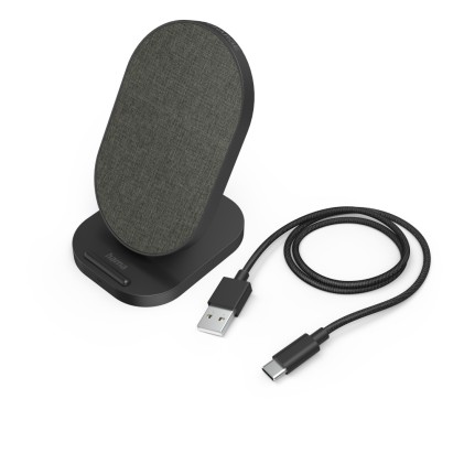 Hama QI-FC15S-Fab Smartphone Nero USB Carica wireless Ricarica rapida Interno