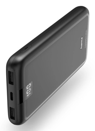 Hama 00201709 batteria portatile Polimeri di litio (LiPo) 10000 mAh Antracite