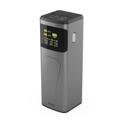 Hama High Power Ioni di Litio 24000 mAh Grigio